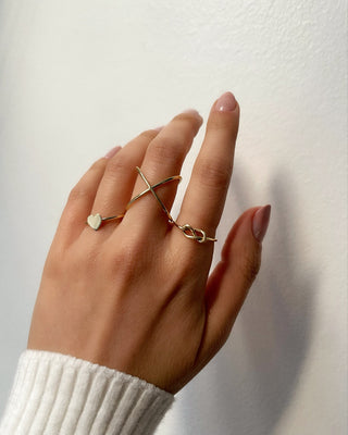 14k Gold Knot Ring