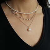 Pearl Bead Necklace Personalized Zoe Lev Jewelry