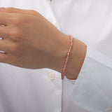 Pink Rhodochrosite Bead Bracelet Bead Bracelets Zoe Lev Jewelry
