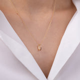 Pink Sapphire Eternity Heirloom Charm Zoe Lev Jewelry