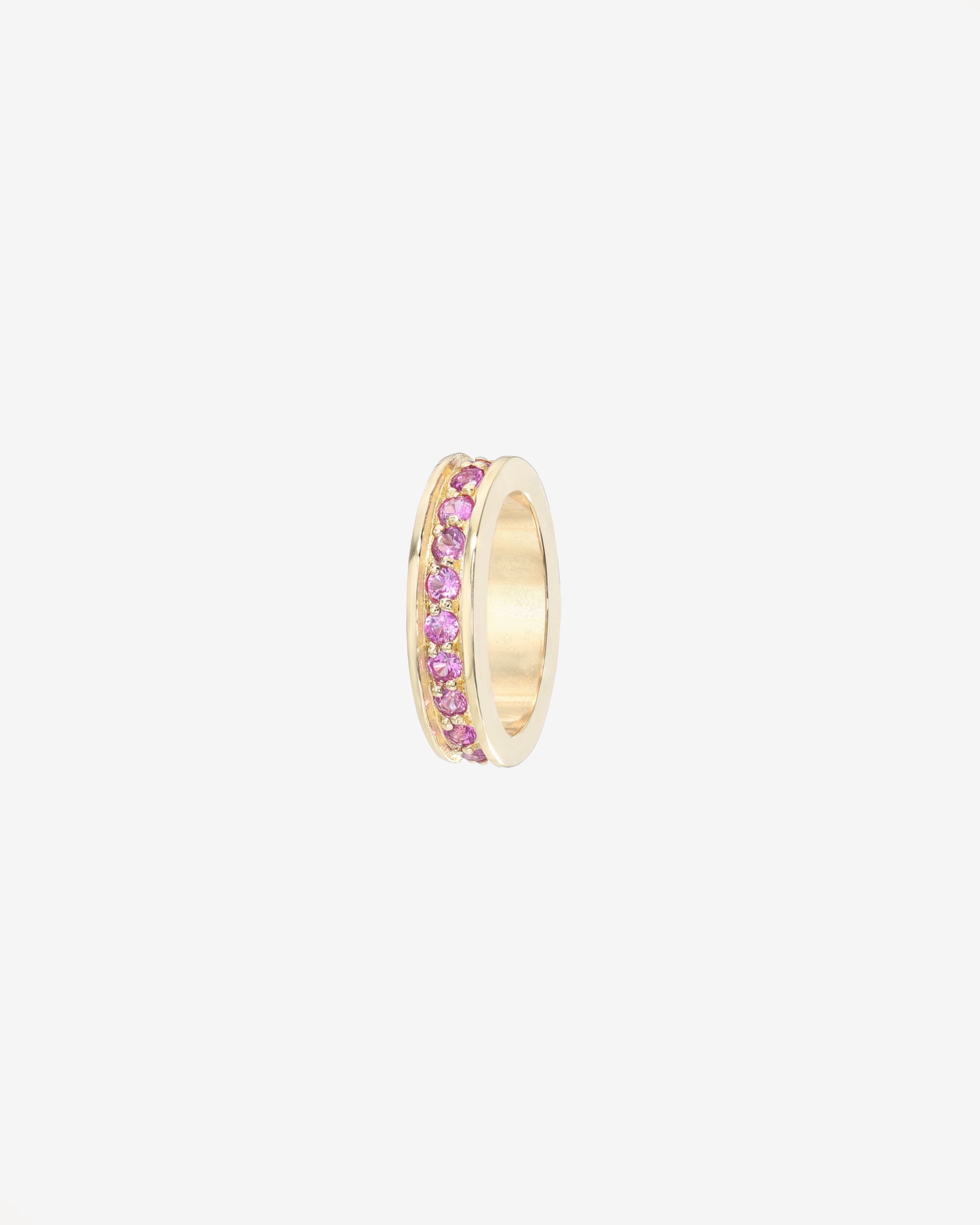 Pink Sapphire Eternity Heirloom Charm Zoe Lev Jewelry