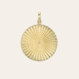 14k Gold Pleated Disc SAMPLE SALE Zoe Lev Jewelry