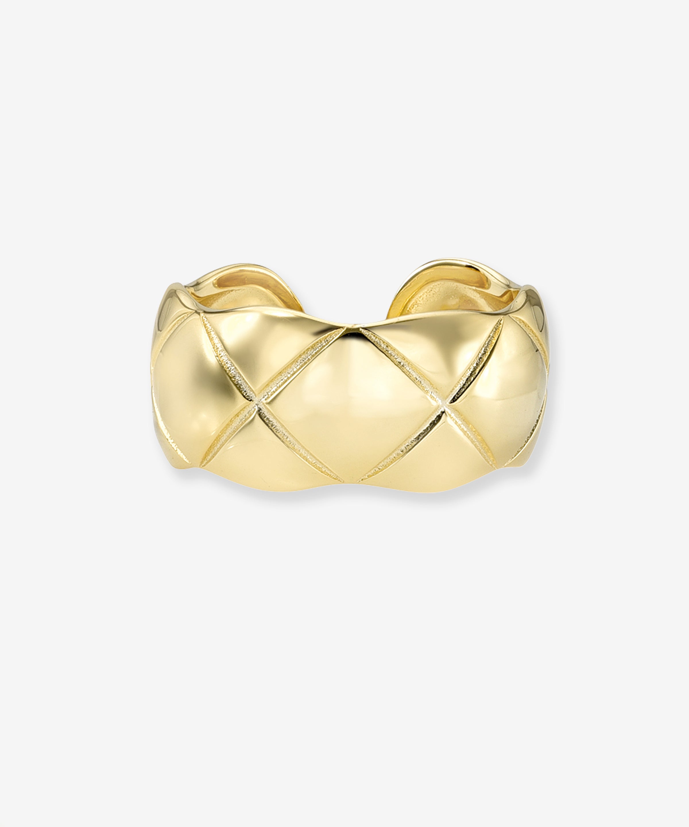 Quilted Ring Vermeil Zoe Lev Jewelry