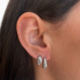 Mini Croissant Studs Vermeil Zoe Lev Jewelry