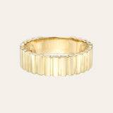 14k Small Cigar Bar Ring - Size 7 SAMPLE SALE Zoe Lev Jewelry