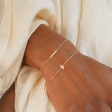 Small Diamond Bar Bracelet SAMPLE SALE Zoe Lev Jewelry