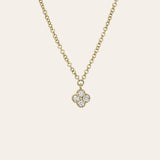 Small Diamond Clover Necklace