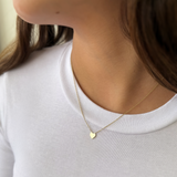 Kids 14K Gold Heart Necklace Kids Zoe Lev Jewelry