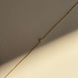 Small Lab Diamond Bezel Bracelet - 6.5"-7" SAMPLE SALE Zoe Lev Jewelry