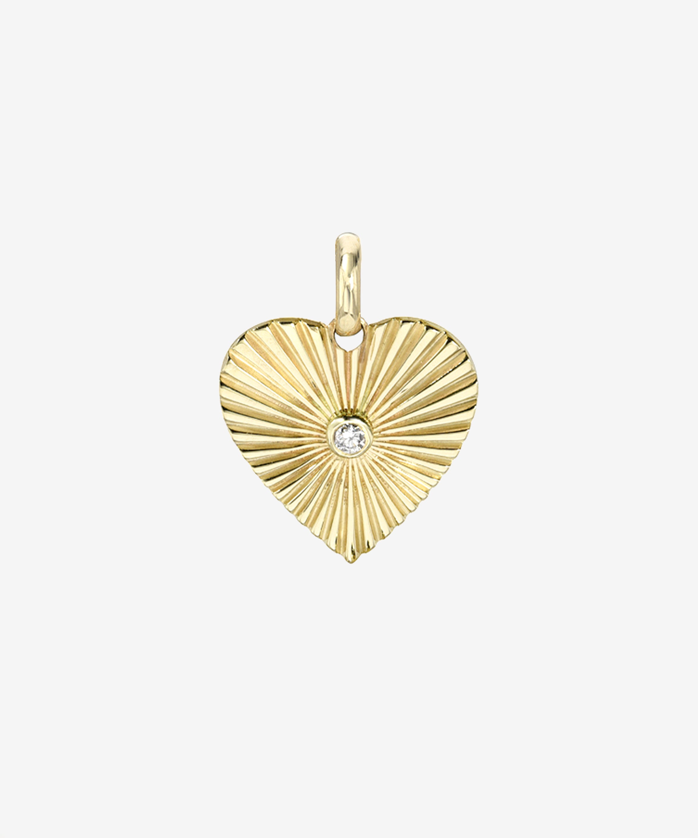 Small One Love Heart Pendant Zoe Lev Jewelry
