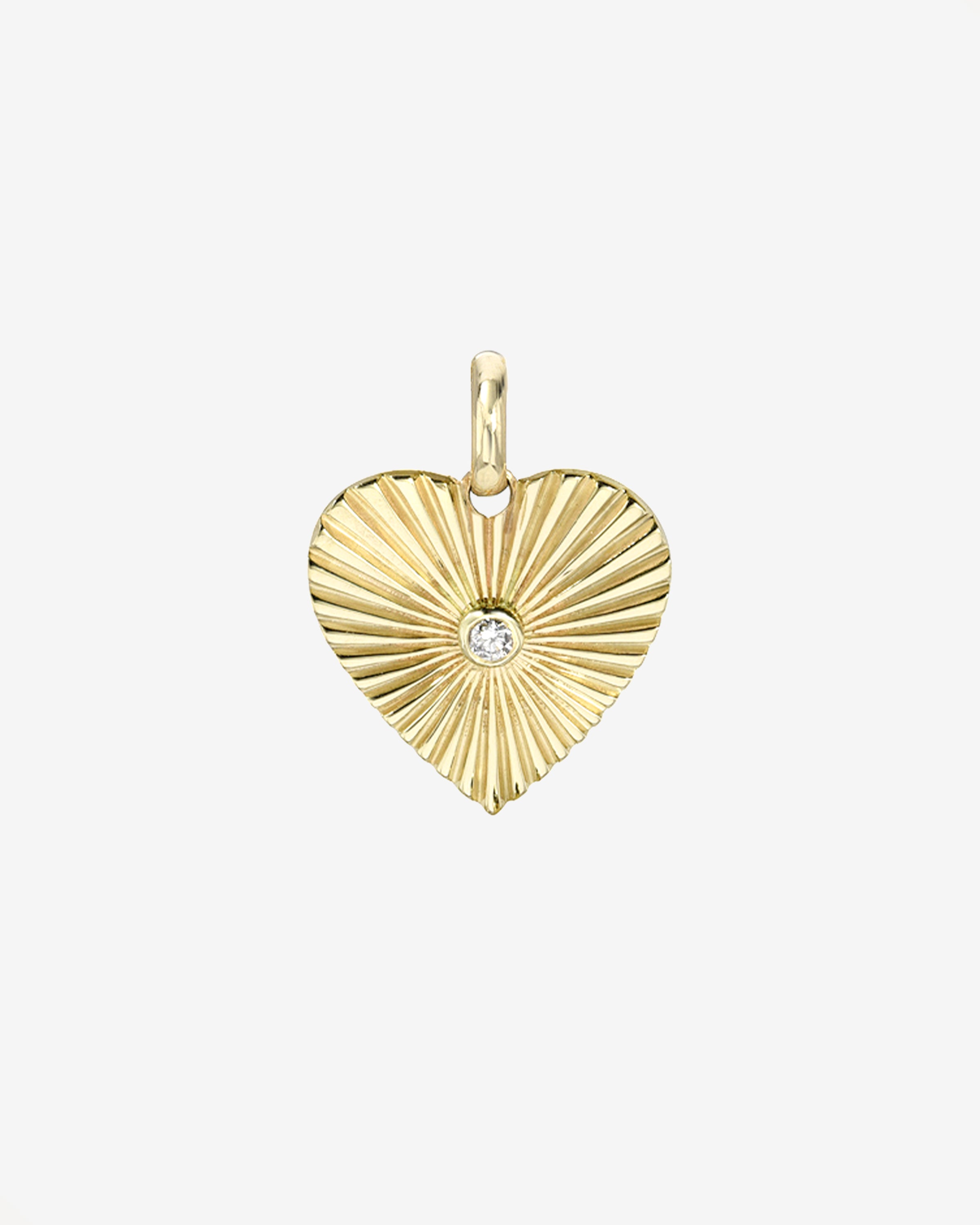 Small One Love Heart Pendant Zoe Lev Jewelry