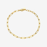 Small Open Link Chain Bracelet Vermeil Zoe Lev Jewelry