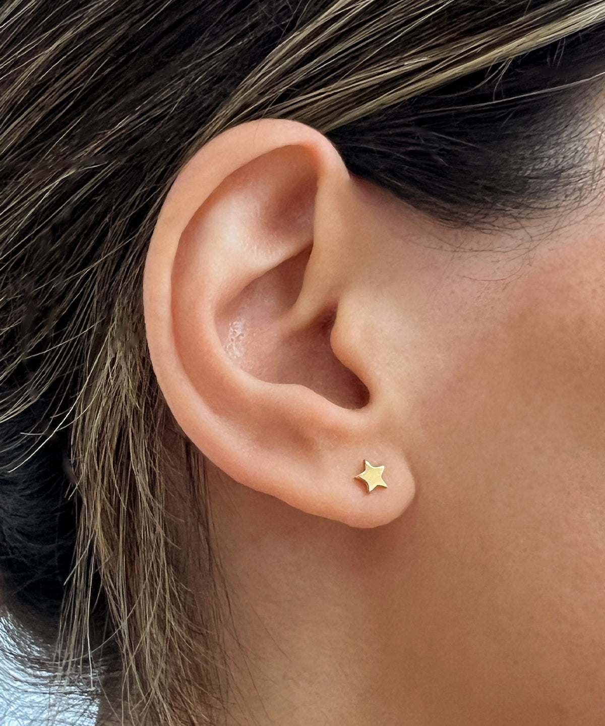 Small Star Stud - Single SAMPLE SALE Zoe Lev Jewelry