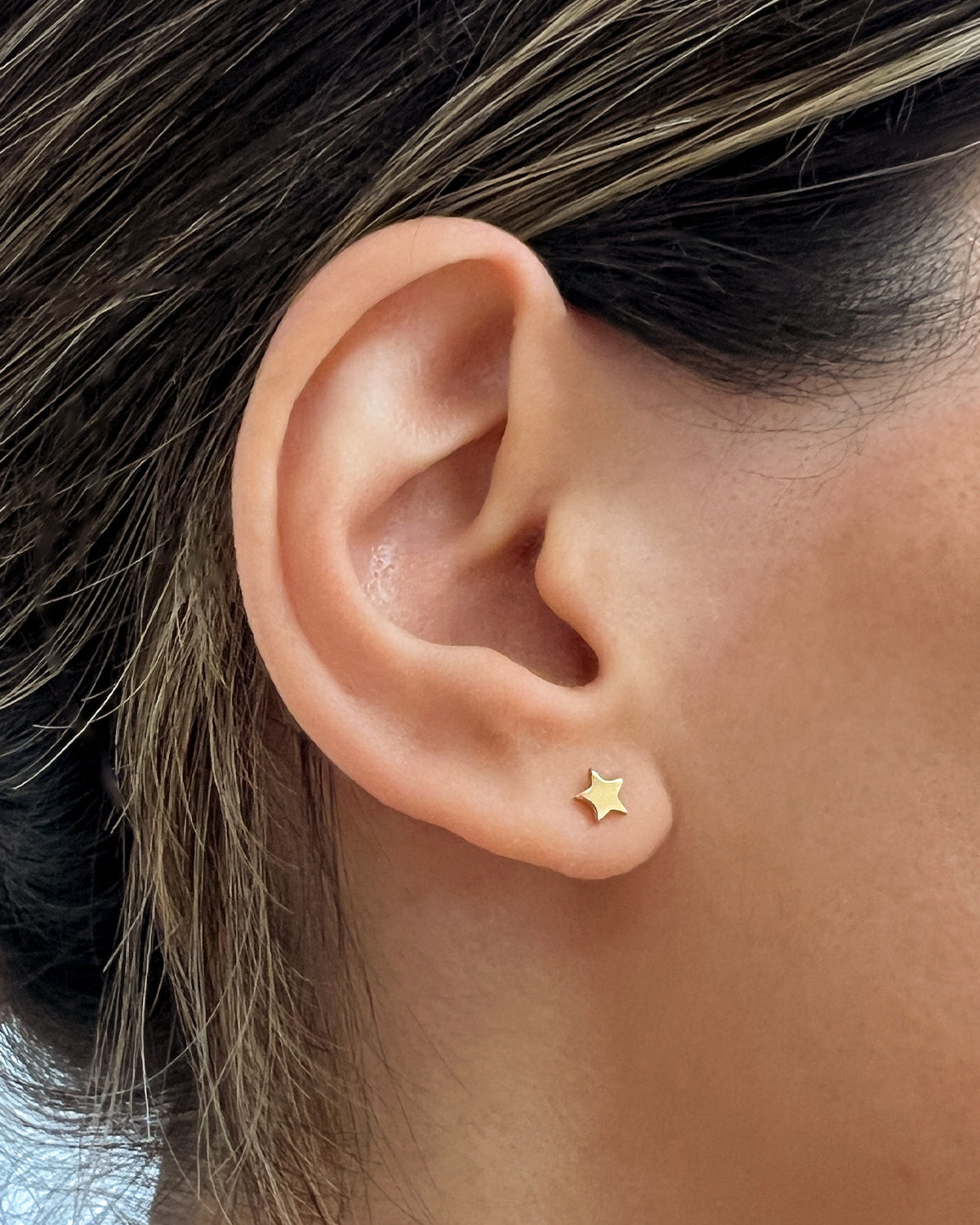 Small Star Stud - Single SAMPLE SALE Zoe Lev Jewelry