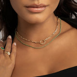 14k Gold Snake Enhancer Enhancer Zoe Lev Jewelry