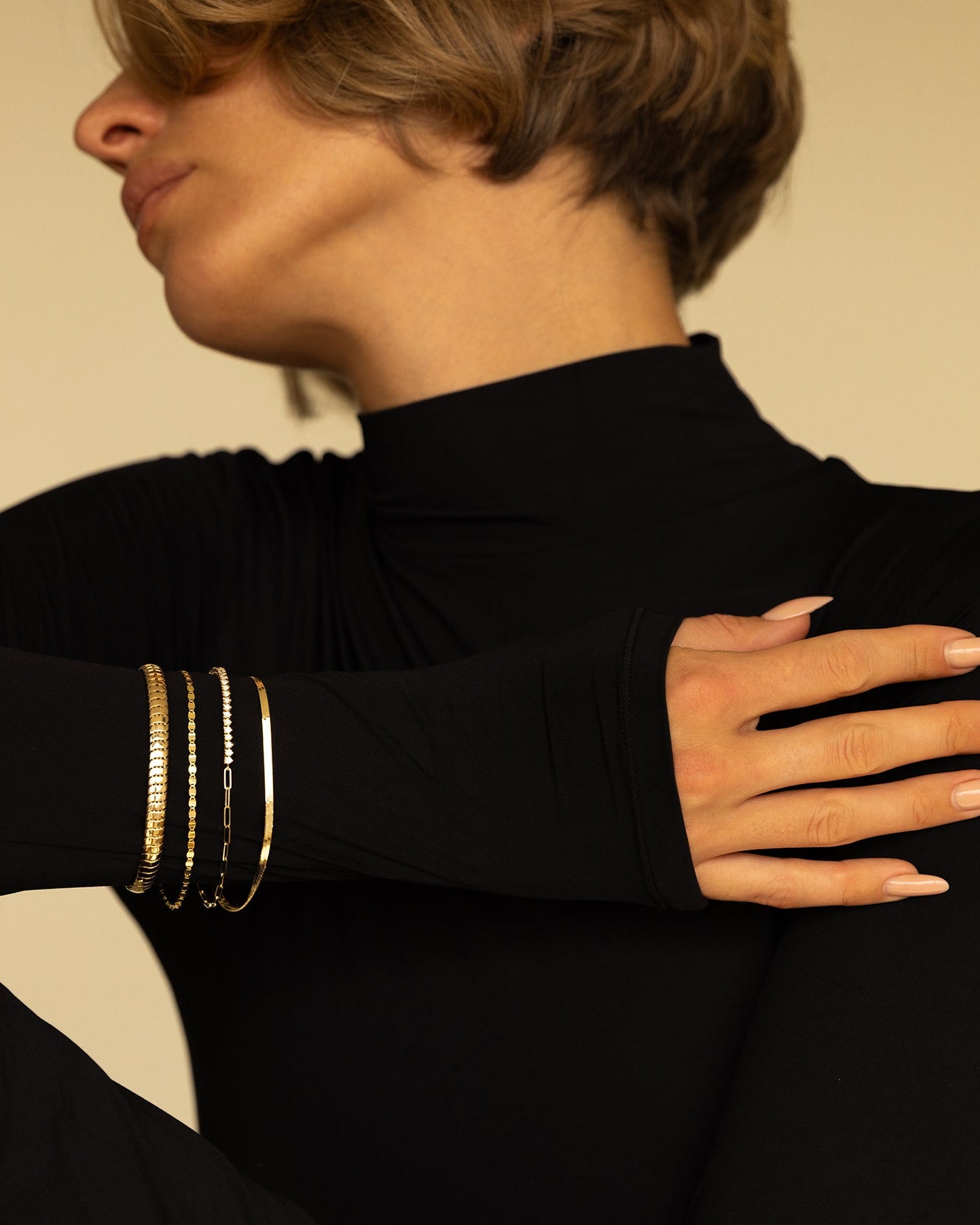 14k Gold Mirror Chain Bracelet Chains Zoe Lev Jewelry