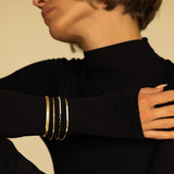 14k Gold Herringbone Bracelet Zoe Lev Jewelry
