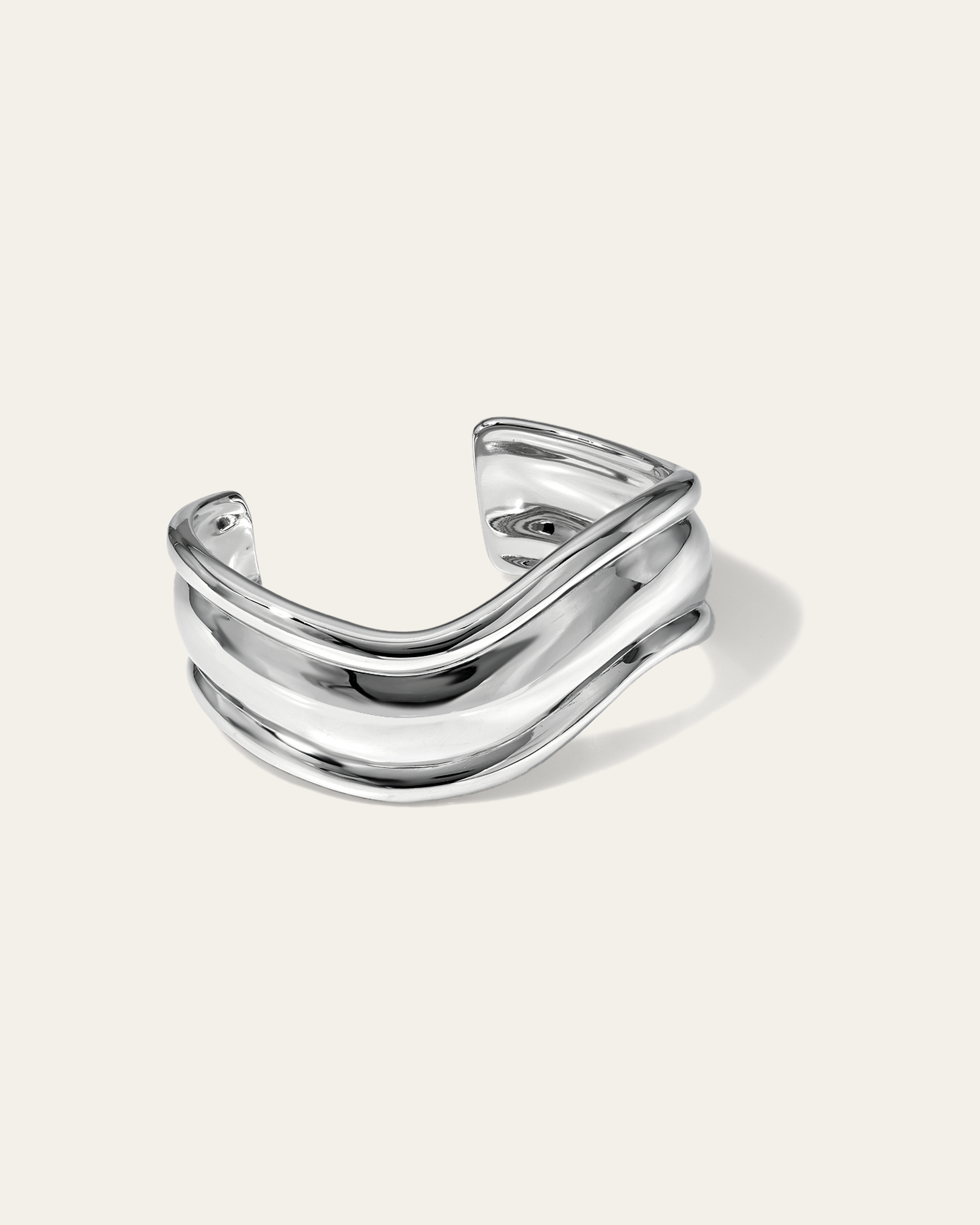 Liquid Wave Cuff Vermeil Zoe Lev Jewelry