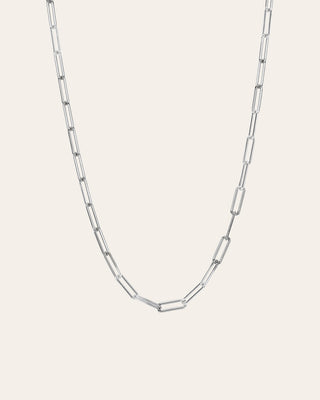 Sterling Silver Open Link Necklace