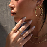 Dome Ring Vermeil Zoe Lev Jewelry