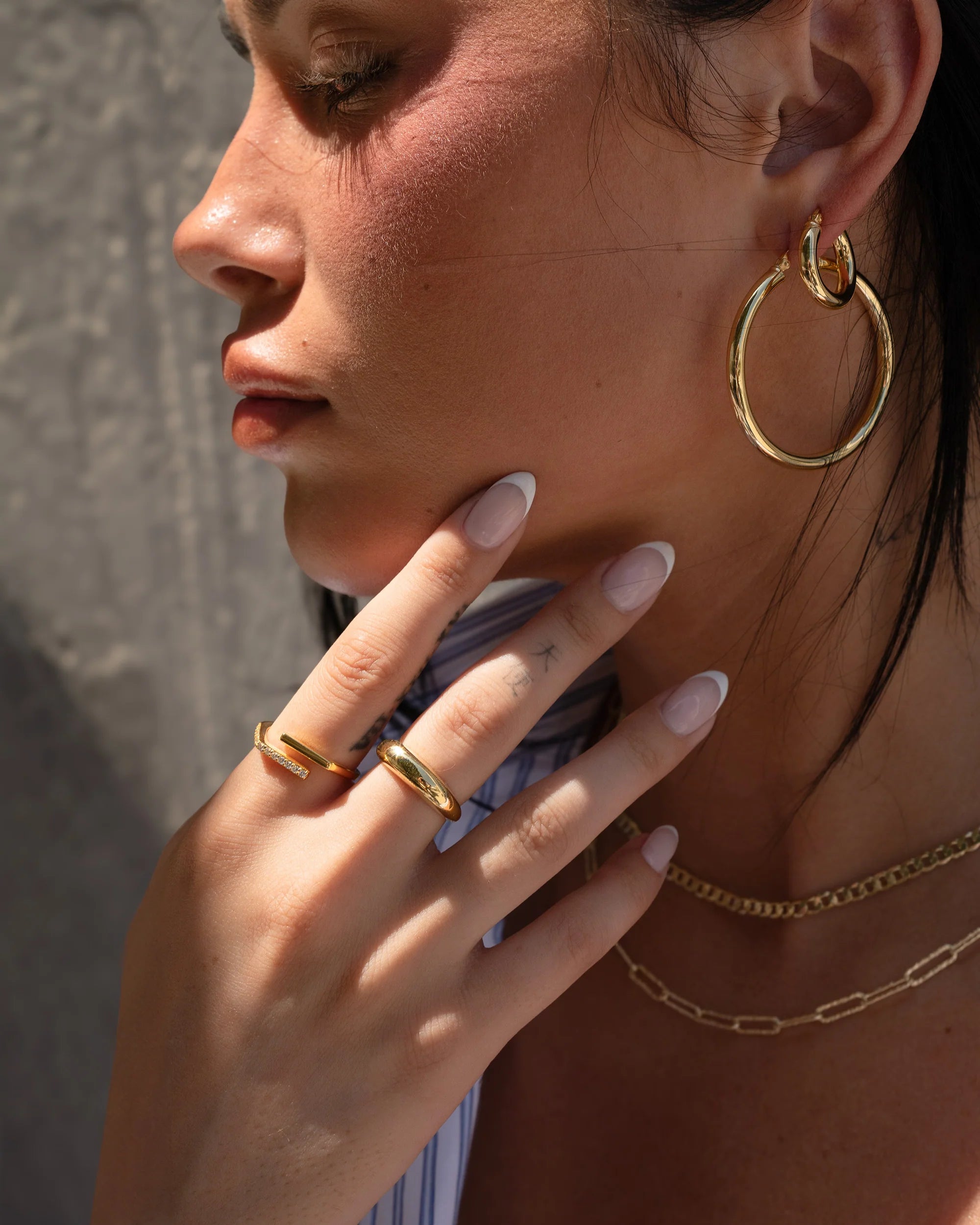 Dome Ring Vermeil Zoe Lev Jewelry