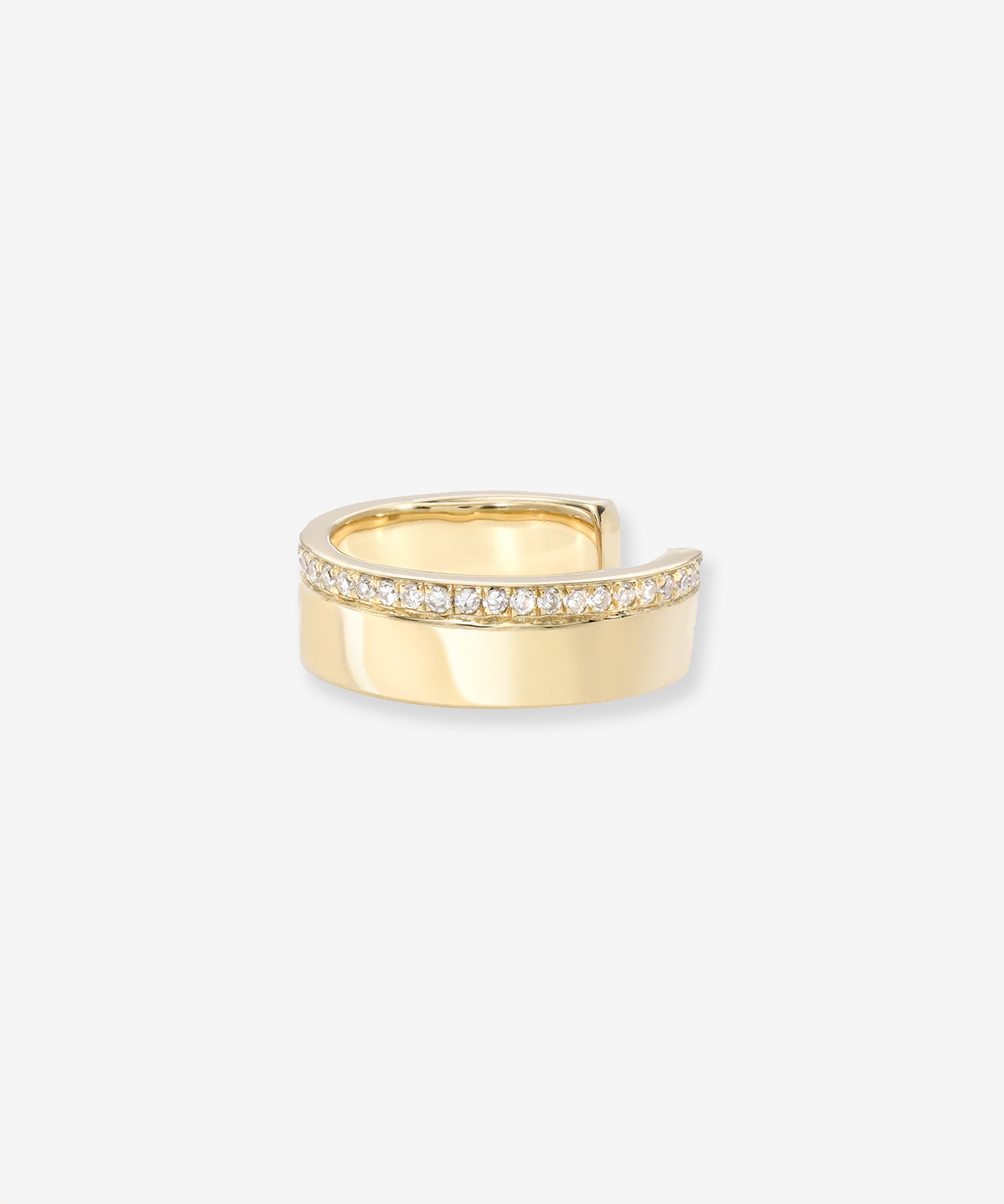 Thick Diamond Ear Cuff Ear Cuffs Zoe Lev Jewelry