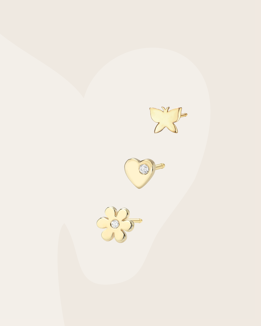 Ear Candy Stud Pack Studs Zoe Lev Jewelry