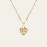 Tiny One Love Heart Necklace Zoe Lev Jewelry