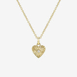 Tiny One Love Heart Necklace Zoe Lev Jewelry