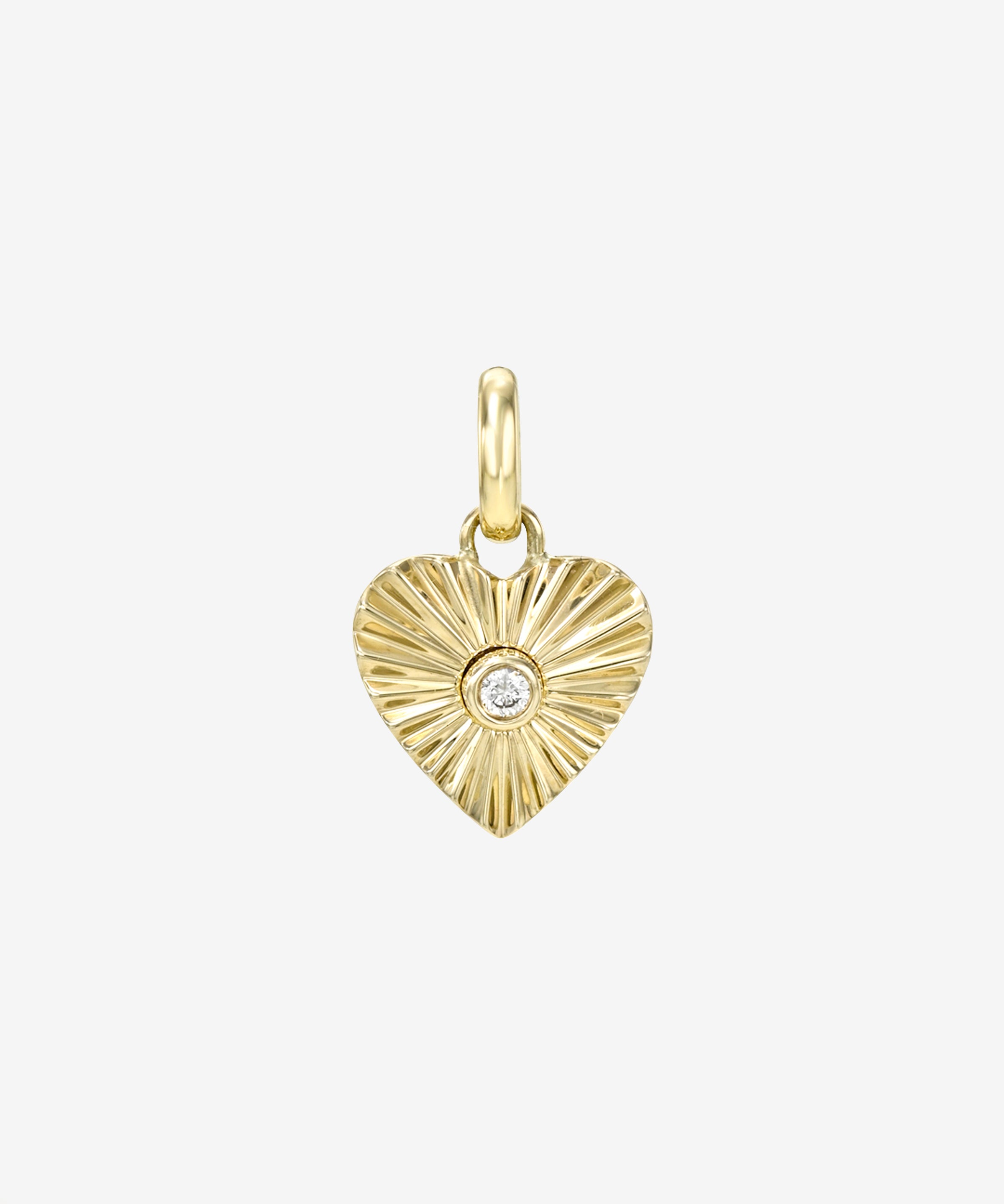 Tiny One Love Heart Pendant Zoe Lev Jewelry