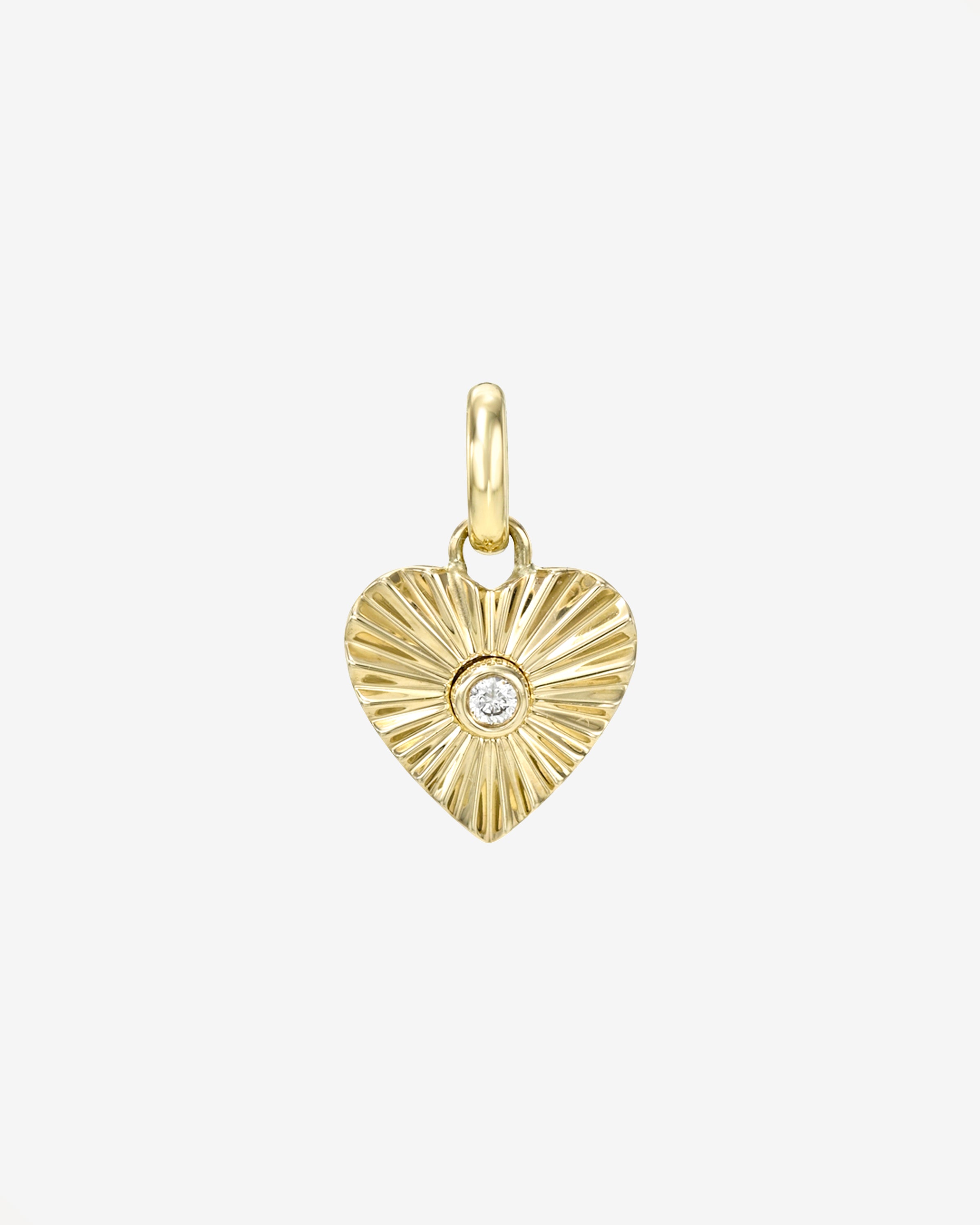 Tiny One Love Heart Pendant Zoe Lev Jewelry