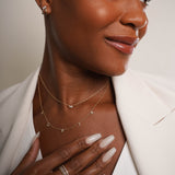 Diamond Toi et Moi Necklace Zoe Lev Jewelry