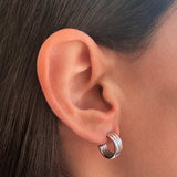 Trio Half Hoop Studs Vermeil Zoe Lev Jewelry