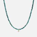 Turquoise Bead Necklace Personalized Zoe Lev Jewelry