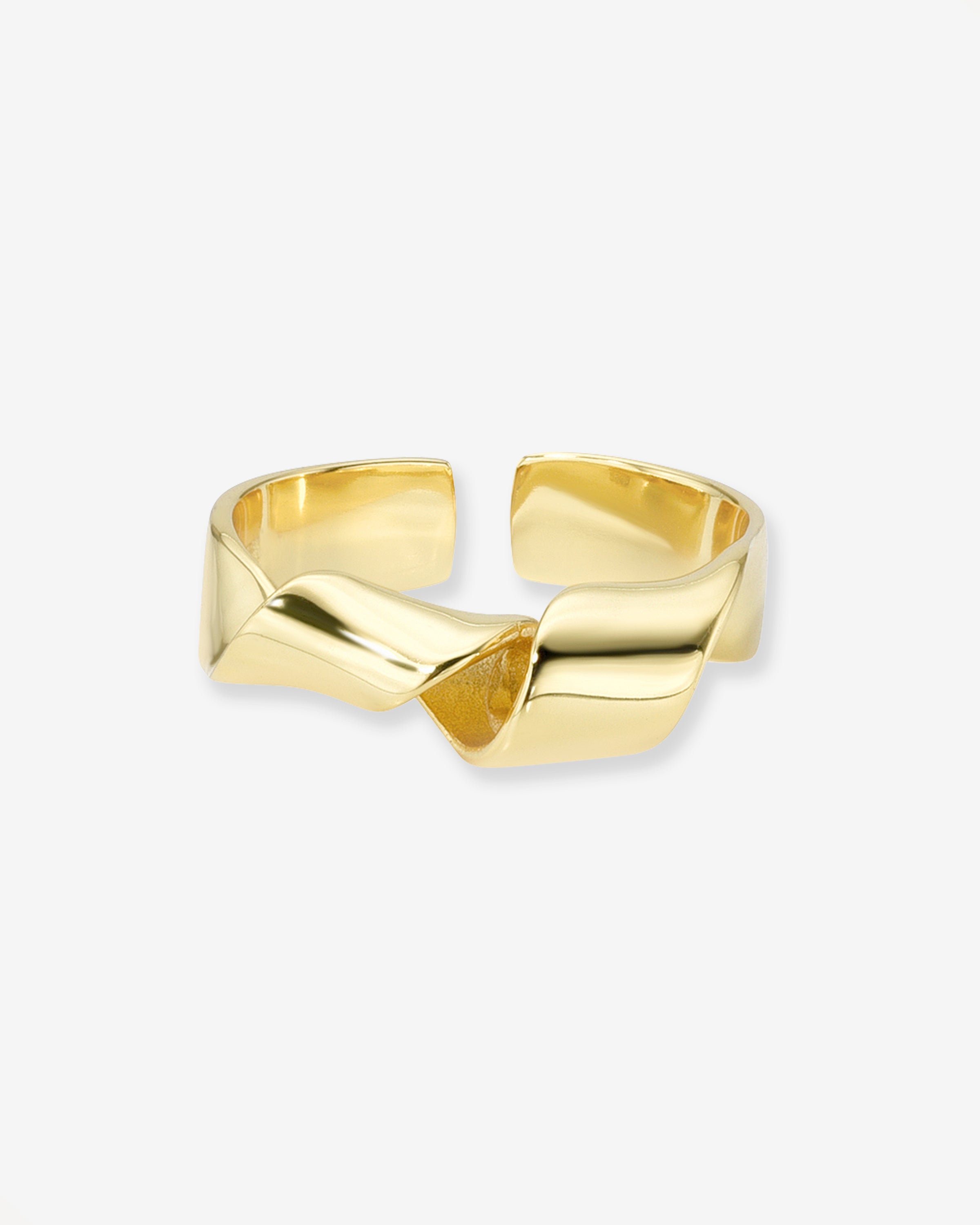 Twist Ring Vermeil Zoe Lev Jewelry