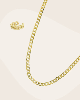 Vermeil Cuban Link Set