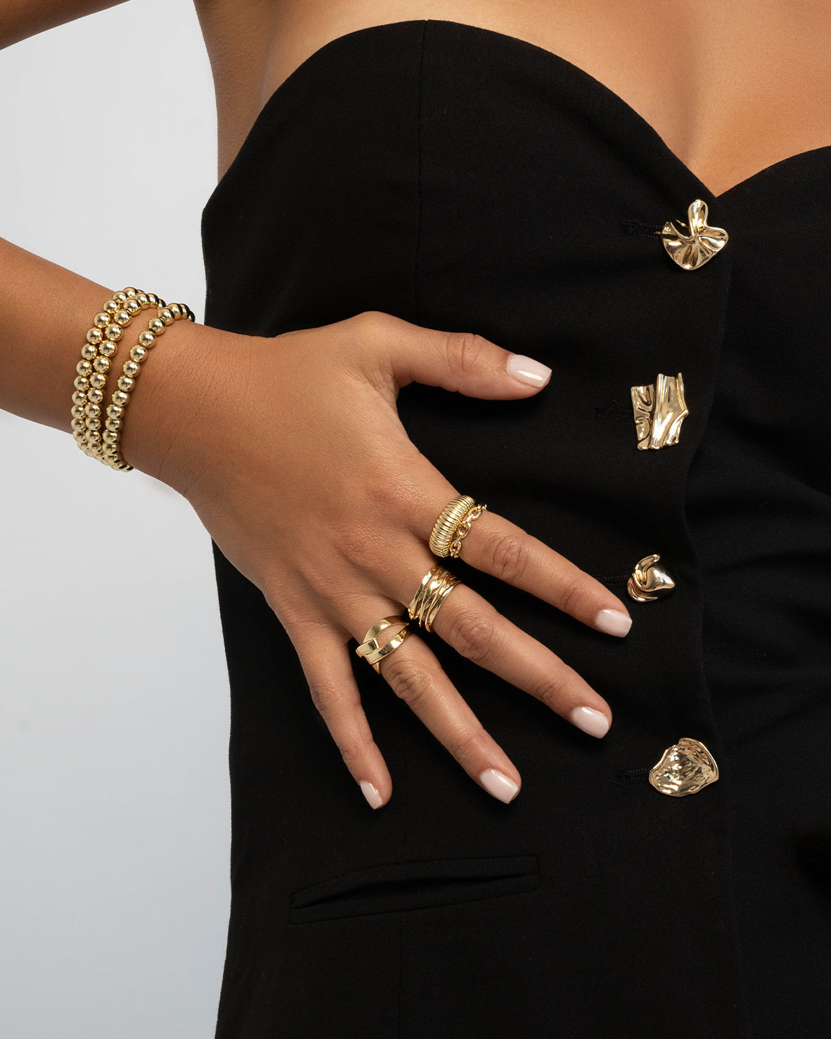 Wrap Around Ring Vermeil Zoe Lev Jewelry