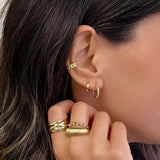 Wrap Around Ring Vermeil Zoe Lev Jewelry