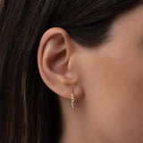 Medium Braided Hoop Earrings Vermeil Zoe Lev Jewelry