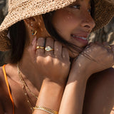 Twist Ring Vermeil Zoe Lev Jewelry