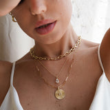 White Topaz Pear Pendant SAMPLE SALE Zoe Lev Jewelry