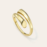 Wrap Ring Vermeil Zoe Lev Jewelry
