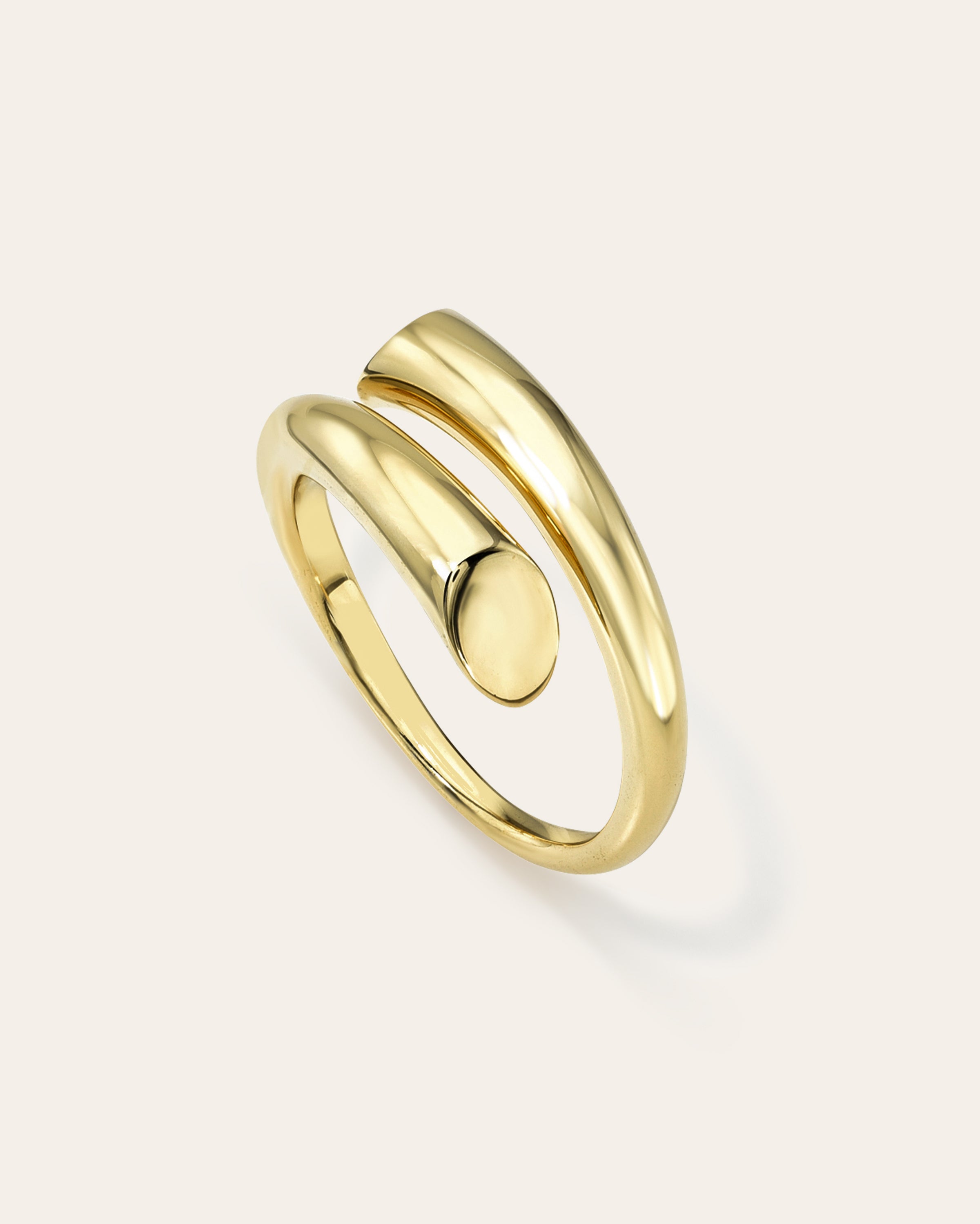 Wrap Ring Vermeil Zoe Lev Jewelry