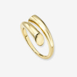 Wrap Ring Vermeil Zoe Lev Jewelry