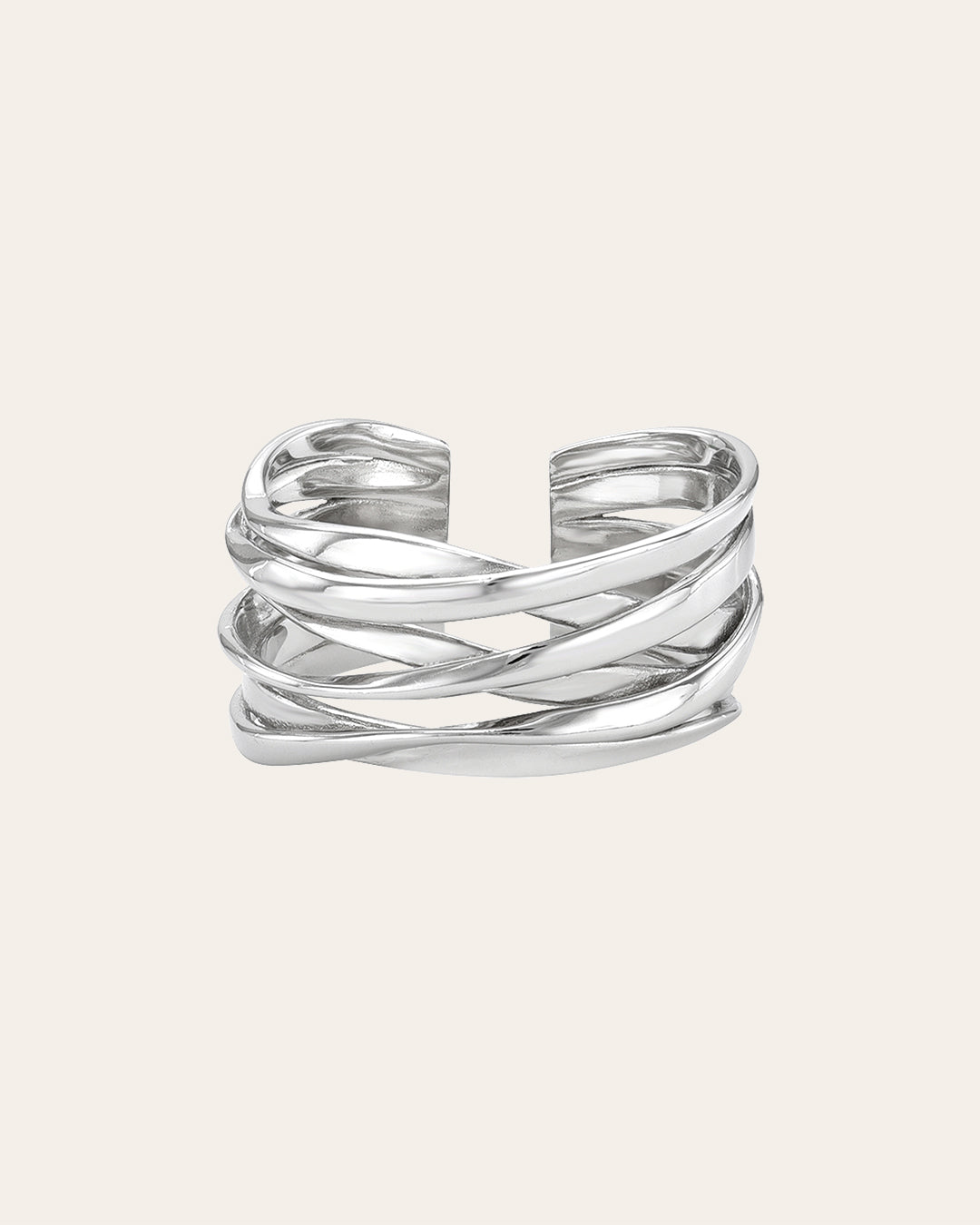 Wrap Around Ring Vermeil Zoe Lev Jewelry Sterling Silver