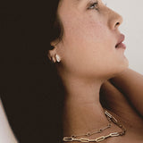 14k Bone Link Necklace