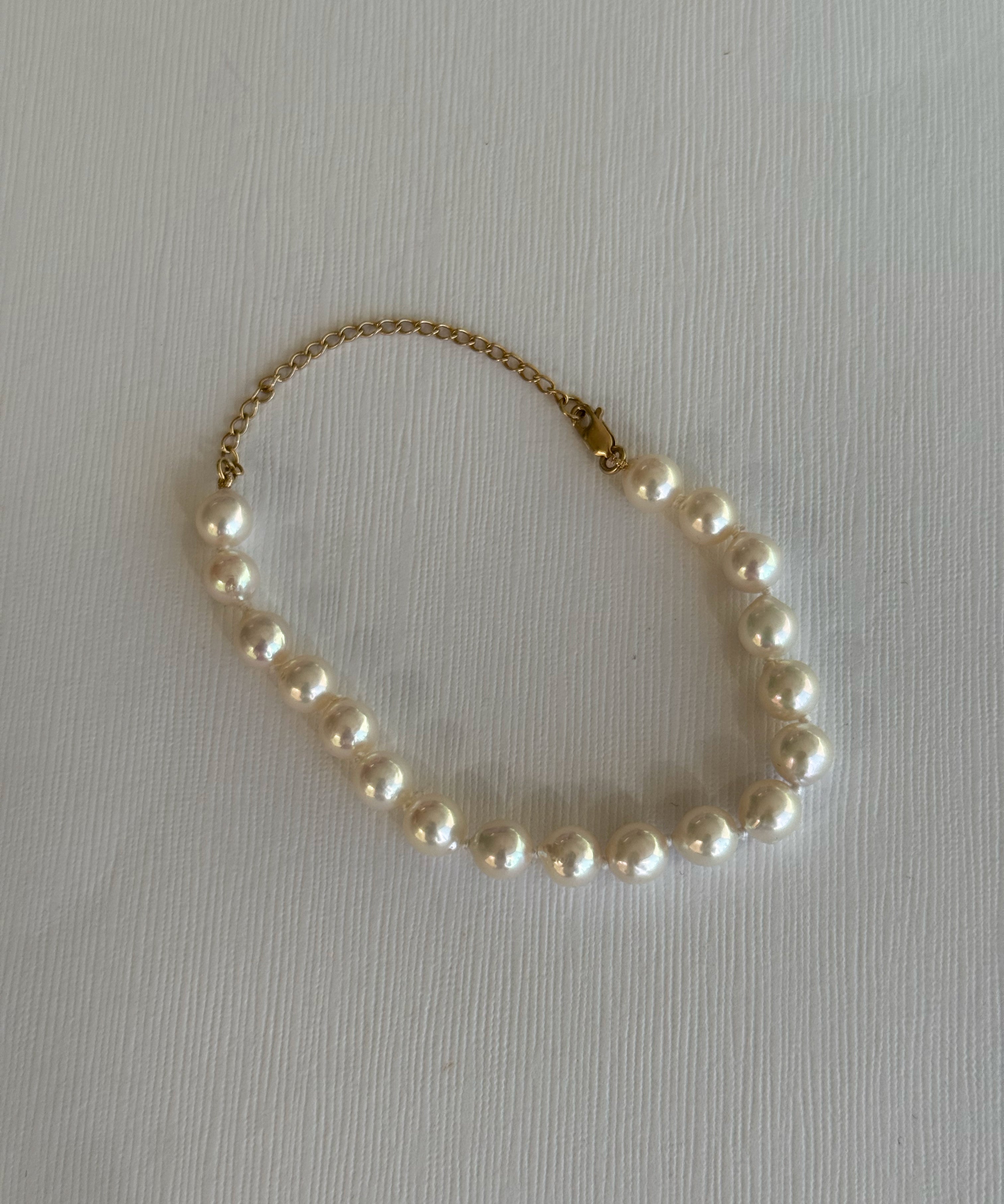 Akoya Pearl Bracelet - 7" SAMPLE SALE Zoe Lev Jewelry