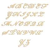 14k Gold Script Initial Asymmetrical Necklace Personalized Zoe Lev Jewelry