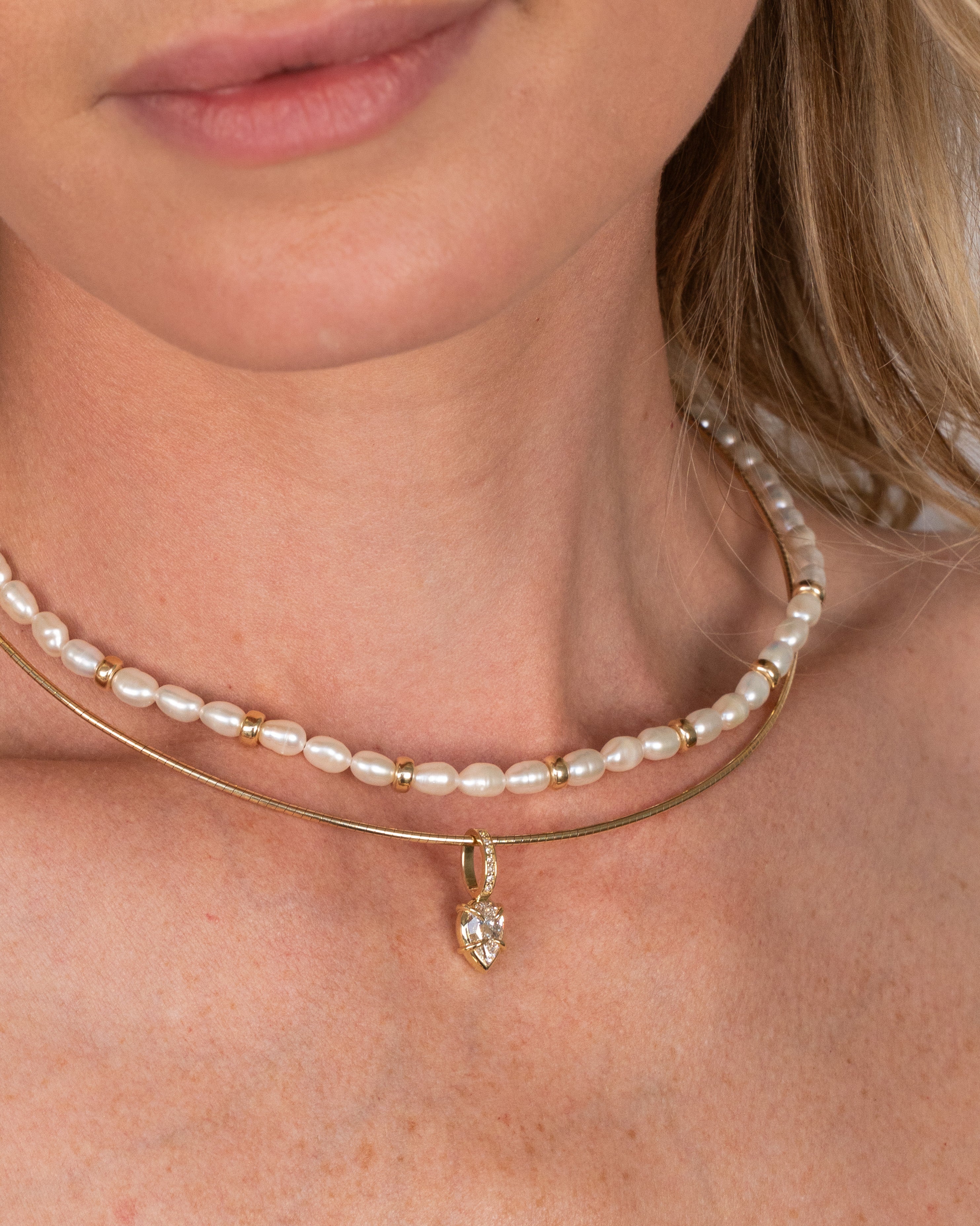 14K Gold Collar Necklace Chains Zoe Lev Jewelry