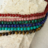 14K Large Smooth Beaded Necklace Personalized Zoe Lev Jewelry